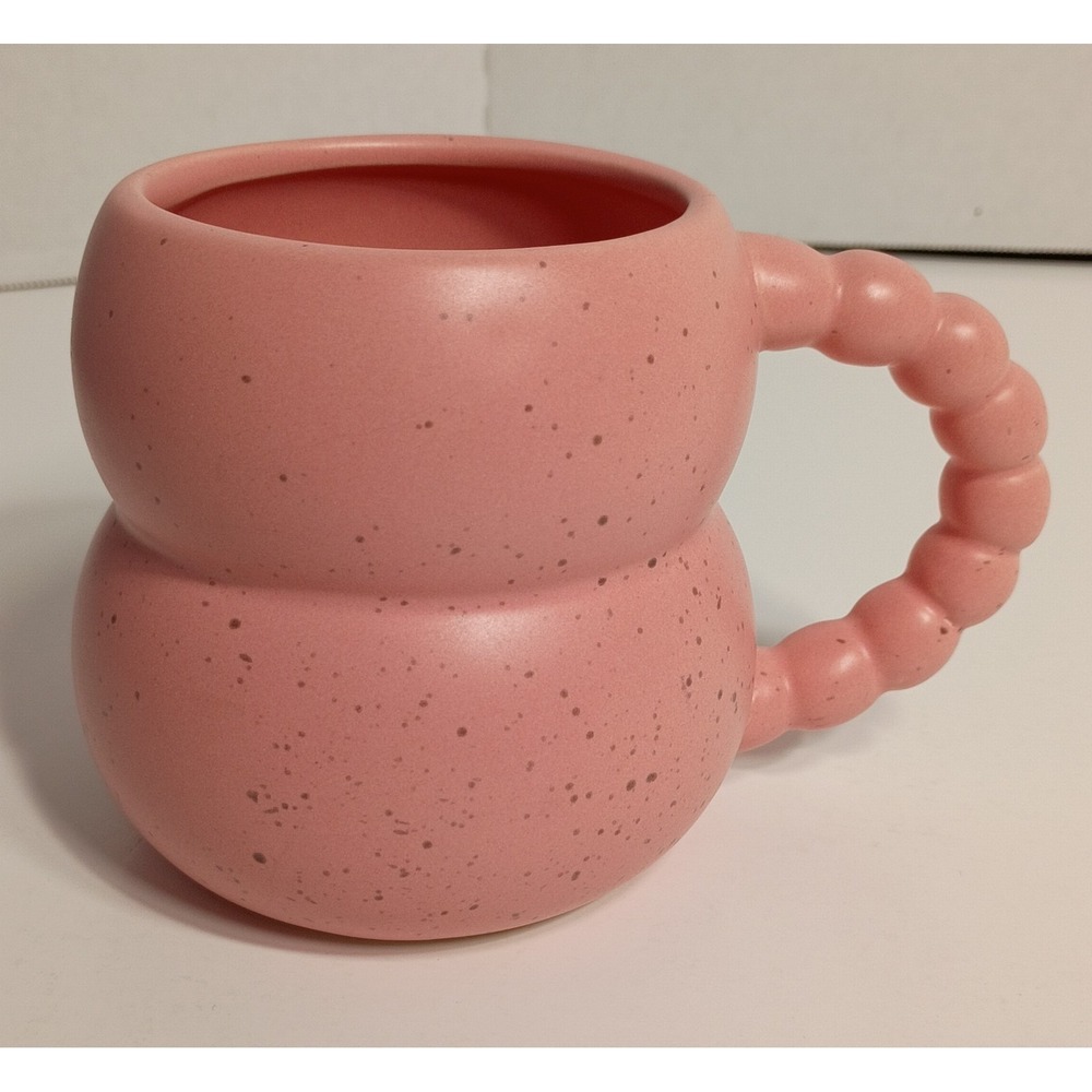 Pink Brown Aesthetic Nature Ceramic Mug Coffee/Tea/Hot Coco Mug Cottagecore